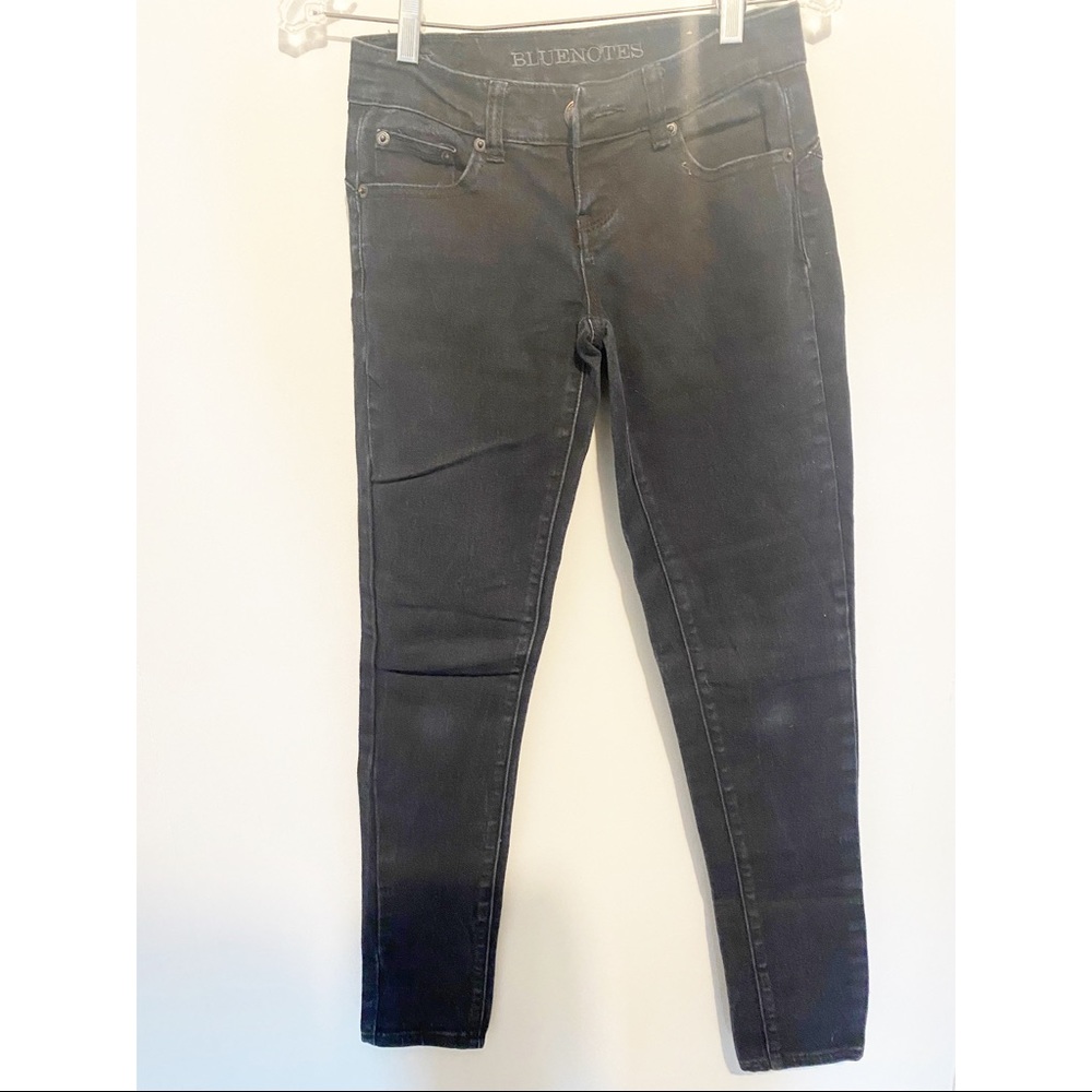 High waisted skinny jeans